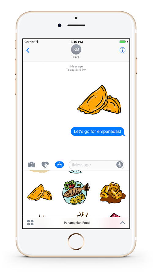 Panamanian food stickers